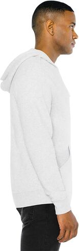 American Apparel Unisex-Adult Peppered Fleece Long Sleeve Zip Hoodie in Saudi Arabia