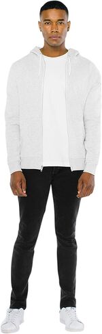 American Apparel Unisex-Adult Peppered Fleece Long Sleeve Zip Hoodie in Saudi Arabia