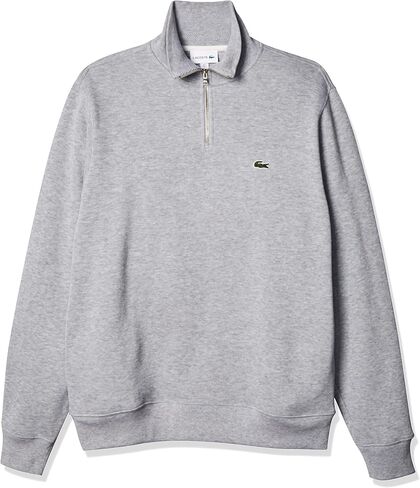 Lacoste Men's Long Sleeve 1/4 Zip Cotton Sweatshirt in Kuwait