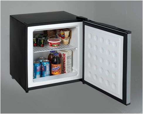 Avanti VFR14PS-IS Reversible Door Dual Function One Shelf Mini Refrigerator or Freezer with Rounded Recessed Handle, Black in Saudi Arabia