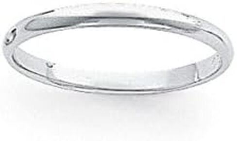 Platinum 3mm Plain Classic Dome Wedding Band Ring in Kuwait