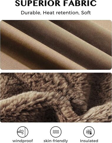 WenVen Men's Winter Casual Cotton Coat Thicken Fleece Lined Military Jacket in Kuwait