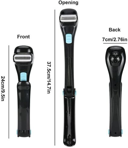 SLEE Electric Men's Back Hair Shaver Remover Body Trimmer Razor Self Groomer Shave in Saudi Arabia