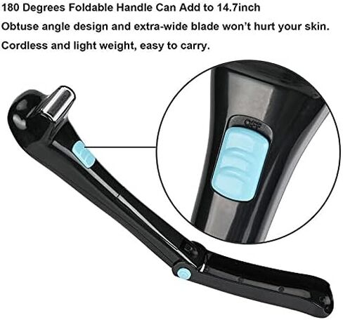 SLEE Electric Men's Back Hair Shaver Remover Body Trimmer Razor Self Groomer Shave in Saudi Arabia
