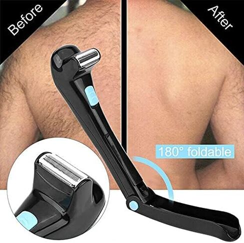 SLEE Electric Men's Back Hair Shaver Remover Body Trimmer Razor Self Groomer Shave in Saudi Arabia