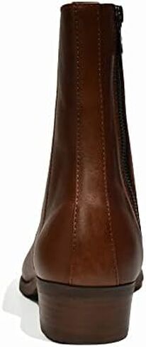 TATHANIUM Dark Tobacco Men's Boots, Casual Boots Motorcycle Lace Up Zip Boots, Business Casual Boot for Men, Original Military Boot, Original Full Grain Leather Fashion Boot in Saudi Arabia