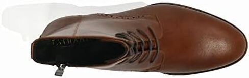 TATHANIUM Dark Tobacco Men's Boots, Casual Boots Motorcycle Lace Up Zip Boots, Business Casual Boot for Men, Original Military Boot, Original Full Grain Leather Fashion Boot in Saudi Arabia