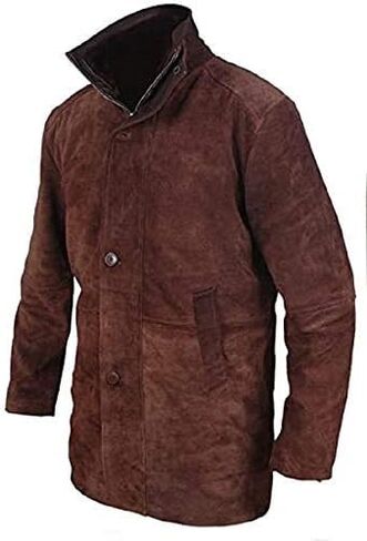 Men's Sheriff Walt Longmire Robert Taylor Genuine Leather Coat in Saudi Arabia