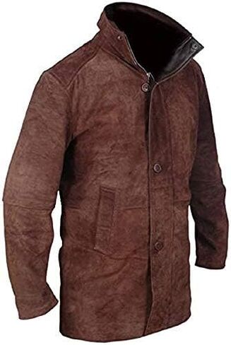 Men's Sheriff Walt Longmire Robert Taylor Genuine Leather Coat in Saudi Arabia