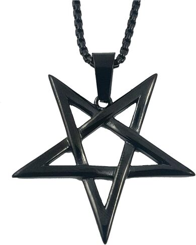 SigilofBaphomet.com نجمة خماسية مقلوبة 316L من الفولاذ المقاوم للصدأ in Kuwait