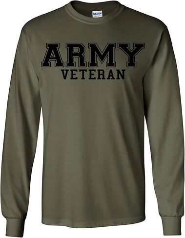 zerogravitee Army Veteran Black Logo Long Sleeve T-Shirt in Kuwait