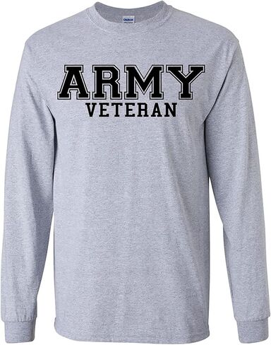 zerogravitee Army Veteran Black Logo Long Sleeve T-Shirt in Saudi Arabia