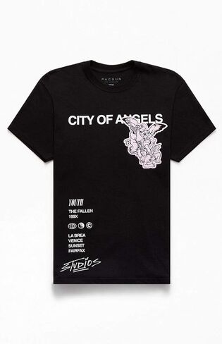 PacSun Men's City of Angels T-Shirt in Kuwait