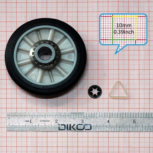 DIKOO 2 حزمة 349241T مجفف دعم الأسطوانة عدة متوافقة مع مجففات ويرلبول يستبدل 3436، 3397590، AP3098345، 349241، 3397588، 337089، 340352، AH347627، EA347627، 3389901 in Kuwait