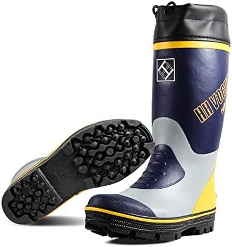 HH VOGUE Men's Rubber Rain Boots, mid-Calf Waterproof Work Boots outdoor hunting boots, Unisex Non-slip rain boots for Women in Saudi Arabia