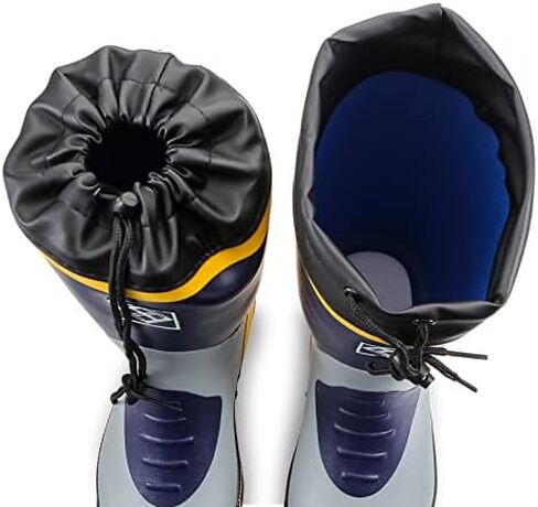 HH VOGUE Men's Rubber Rain Boots, mid-Calf Waterproof Work Boots outdoor hunting boots, Unisex Non-slip rain boots for Women in Saudi Arabia