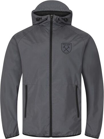West Ham United FC Official Football Gift Mens Shower Jacket Windbreaker in Saudi Arabia