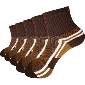 جوارب HaloYIYI للرجال من 5 قطع من القطن الفاخر مسامية وممتصة للرطوبة وممتصة للرطوبة in Kuwait