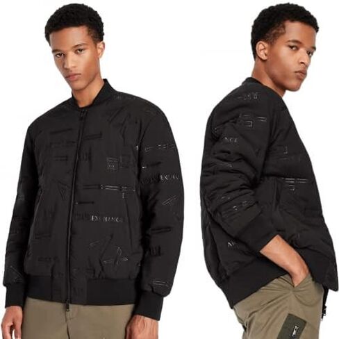 سترة منفوخة مبطنة تحمل شعار A|X ARMANI EXCHANGE للرجال in Kuwait
