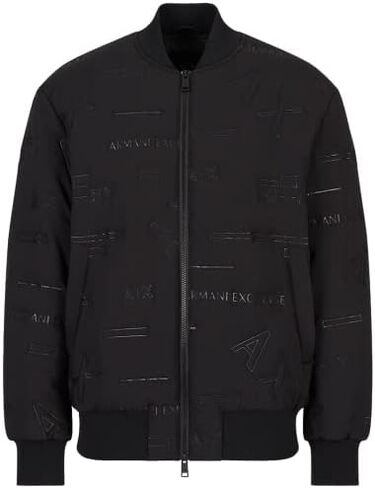 سترة منفوخة مبطنة تحمل شعار A|X ARMANI EXCHANGE للرجال in Kuwait