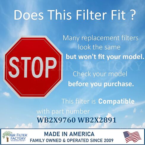 2-Pack Air Filter Factory Replacement For GE WB2X9760 WB2X2891 Range Hood Charcoal Carbon Filters 10-3/8 x 11-3/8 Inches in Saudi Arabia