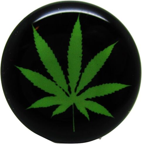 Pierced Republic Pot Leaf Marijuana Ear Plugs - Acrylic Screw-On - New - 8 Sizes - Pair in Saudi Arabia