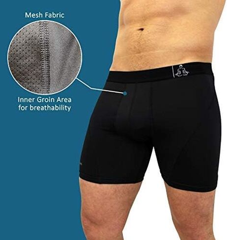 ملابس داخلية للرجال من Temple Tape Compression - سراويل داخلية بوكسر للأداء الرياضي 3 عبوات in Kuwait