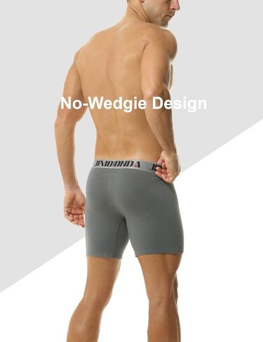 Jimonda Soft Underwear Pack Mens Breathable Bamboo Rayon & Copper Fibre Boxer Briefs Fly Front with Pouch in Saudi Arabia