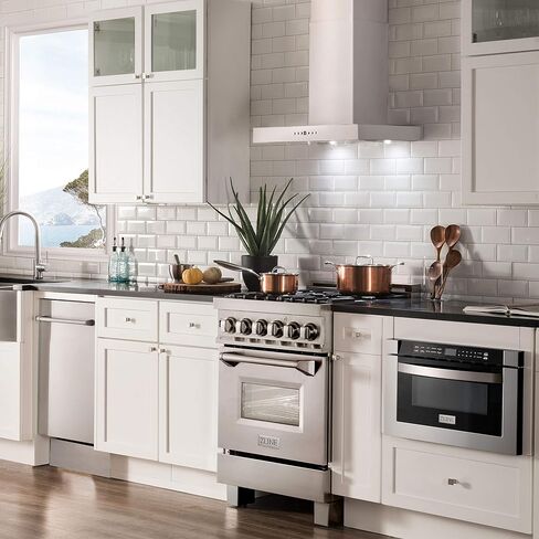 ZLINE 24" Convertible Vent Wall Mount Range Hood in Stainless Steel (KE-24) in Saudi Arabia