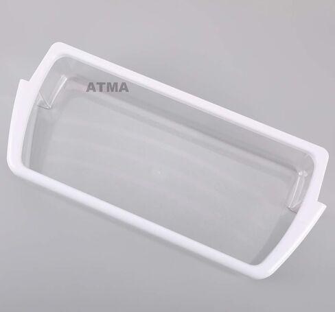 صندوق استبدال رف باب الثلاجة ATMA W10321304 مع شريط أبيض في الأعلى متوافق مع ثلاجة Whirlpool - استبدال WPW10321304، AP6019471، 2171046، 2171047، 2179574، 2179575، 2179607-Clear in Kuwait