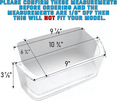 UPGRADED Lifetime Appliance DA97-12935A Door Shelf Basket Bin Compatible with Samsung Refrigerator in Saudi Arabia