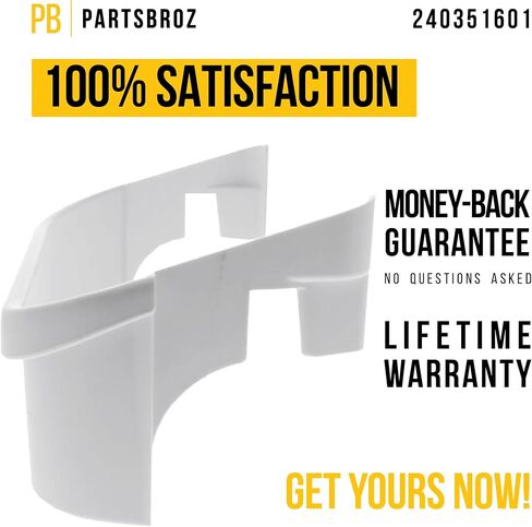 240351601 Fridge Door Shelf Replacement by PartsBroz - Compatible Gibson, Kenmore, Westinghouse, Frigidaire Replacement Parts - Replaces AP2115974 EA430027 PS430027 - Durable DIY Repair Part for Home in Saudi Arabia