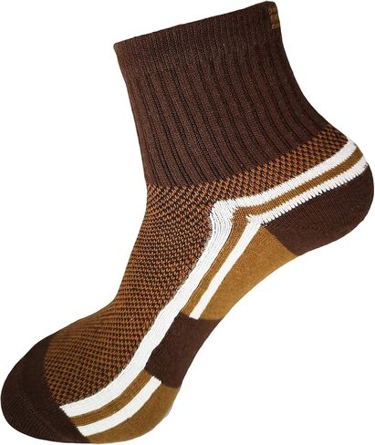 جوارب HaloYIYI للرجال من 5 قطع من القطن الفاخر مسامية وممتصة للرطوبة وممتصة للرطوبة in Kuwait