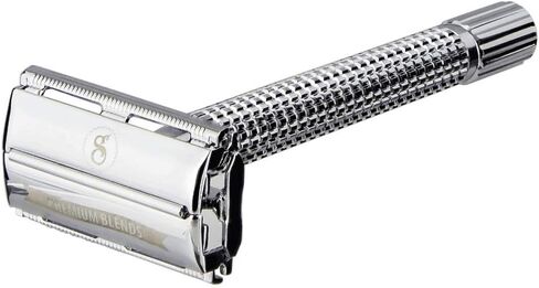 مجموعة الحلاقة الكلاسيكية Suavecito للرجال، فرشاة حلاقة للرجال، ماكينة حلاقة، 5 شفرات، حامل حامل عتيق in Kuwait