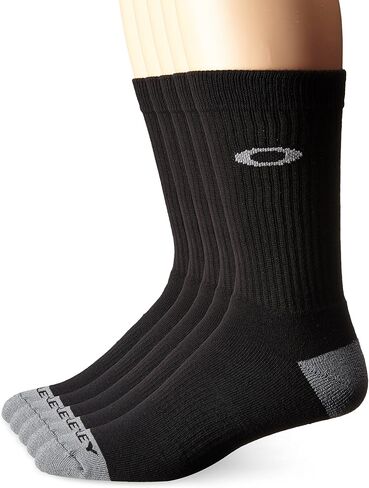 جوارب مستديرة للرجال من Oakley Performance Basic Crew من 5 قطع, متنوع, L in Saudi Arabia