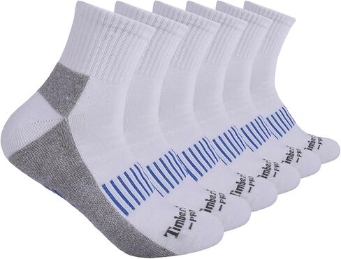 Timberland PRO mens 6-pack Quarter Socks in Saudi Arabia