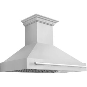 ZLINE 48" Stainless Steel Range Hood with Stainless Steel Handle (8654STX-48) in Kuwait