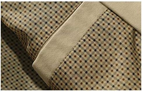 Cicilin Men's Trench Coat Lightweight Mid-Length Slim Windbreaker Cotton Jackets in Kuwait