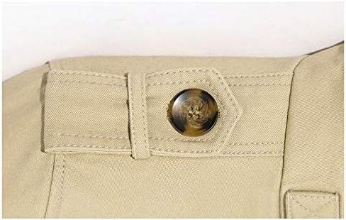 Cicilin Men's Trench Coat Lightweight Mid-Length Slim Windbreaker Cotton Jackets in Kuwait