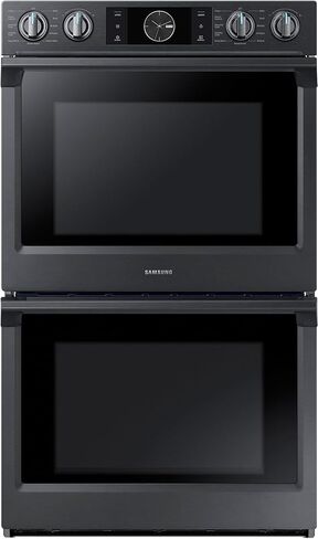 Samsung Appliance NV51K7770DG 30" 10.2 cu. ft. Total Capacity Electric Double Wall Oven with Top Broiler, in Black Stainless Steel in Saudi Arabia