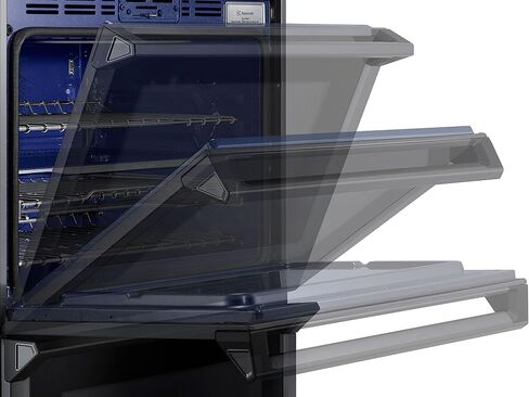 Samsung Appliance NV51K7770DG 30" 10.2 cu. ft. Total Capacity Electric Double Wall Oven with Top Broiler, in Black Stainless Steel in Saudi Arabia