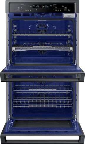 Samsung Appliance NV51K7770DG 30" 10.2 cu. ft. Total Capacity Electric Double Wall Oven with Top Broiler, in Black Stainless Steel in Saudi Arabia