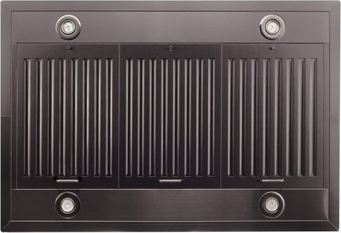 ZLINE 48" Convertible Vent Island Mount Range Hood in Black Stainless Steel (BSGL2iN-48) in Saudi Arabia