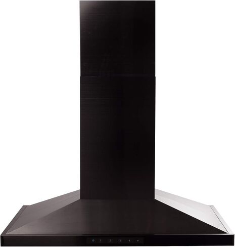 ZLINE 48" Convertible Vent Island Mount Range Hood in Black Stainless Steel (BSGL2iN-48) in Saudi Arabia