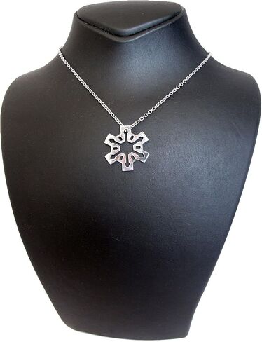 Pokemon Necklace - Time Gear - Stainless Steel - Handmade - Length 18+2" in Saudi Arabia