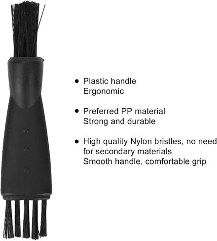100 Pcs Shaver Brush, Electric Shaver Cleaning Brushes Razor Cleaner Set, Double Sided Trimmer Clipper Brush Cleaner Set with PP Handle for All Kinds of Small Appliances in Saudi Arabia