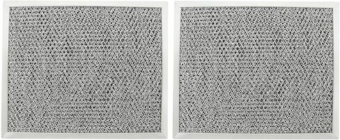HASMX 9" x 10-1/2" x 3/32" Range Hood Grease Filter for GE WB2X8253 WB02X10700 WB02X8253 WB2X8406 Replacement Range Hood Vent Filter, Activated Charcoal Filter (2-Pack) in Saudi Arabia