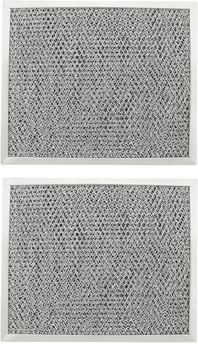 HASMX 9" x 10-1/2" x 3/32" Range Hood Grease Filter for GE WB2X8253 WB02X10700 WB02X8253 WB2X8406 Replacement Range Hood Vent Filter, Activated Charcoal Filter (2-Pack) in Saudi Arabia