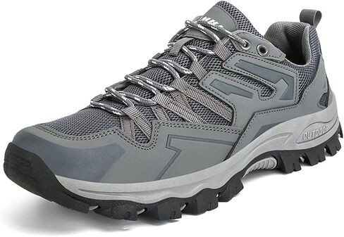 Mnplciea Men's Waterproof Hiking Shoes Lightweight Breathable Walking Shoes for Women Anti Slip Outdoor Trekking Trails Camping Shoes in Saudi Arabia