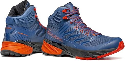 SCARPA Men's Rush Mid GTX Waterproof Gore-Tex Shoes for Hiking and Trail Running in Saudi Arabia